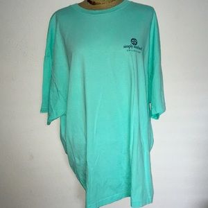 Simply Southern 100% cotton Georgia state T-shirt Sz 1X